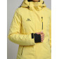 Горнолыжный костюм женский желтого цвета 77039J