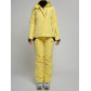Горнолыжный костюм женский желтого цвета 77039J