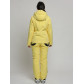 Горнолыжный костюм женский желтого цвета 77039J