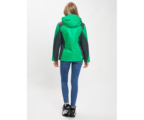 Куртка демисезонная 3 в 1 серого цвета 33213Sr