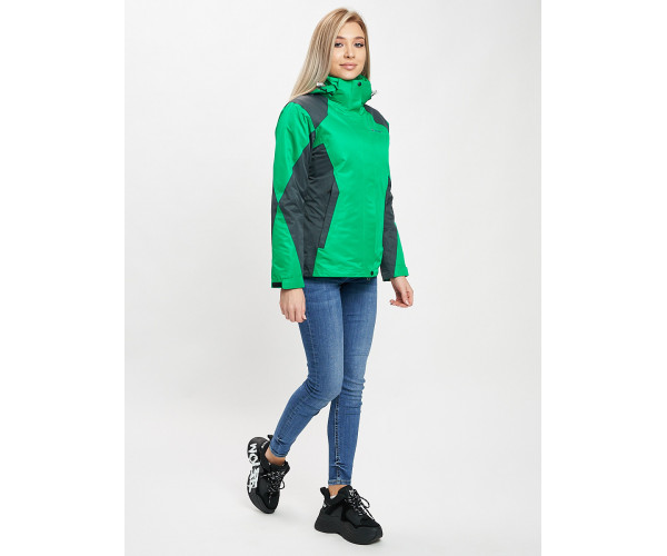 Куртка демисезонная 3 в 1 серого цвета 33213Sr