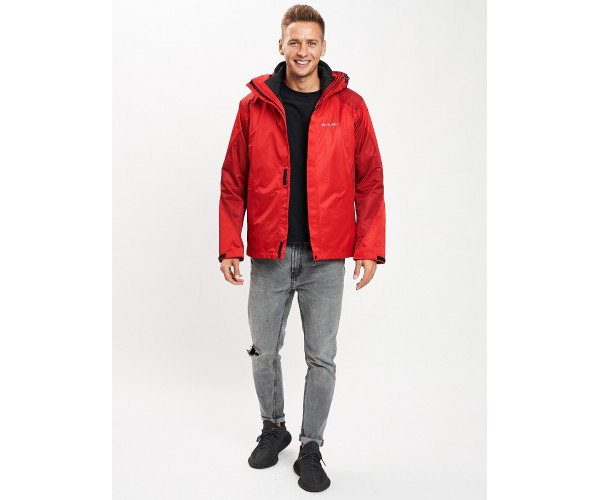 Куртка демисезонная 3 в 1красного цвета 93213Kr