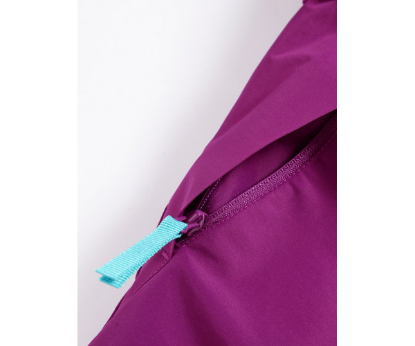 Парка зимняя Valianly для девочки фиолетового цвета 9036F