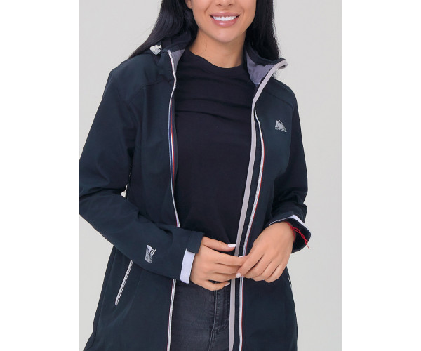 Парка женская  черного цвета 2029Ch