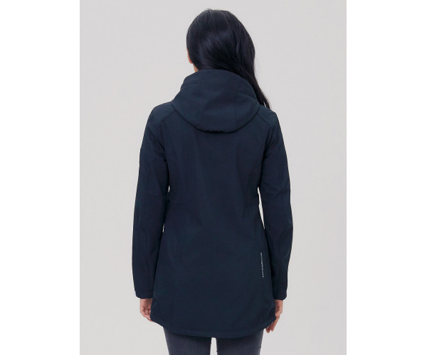 Парка женская  черного цвета 2029Ch