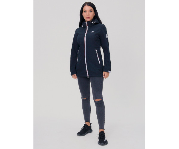 Парка женская  черного цвета 2029Ch