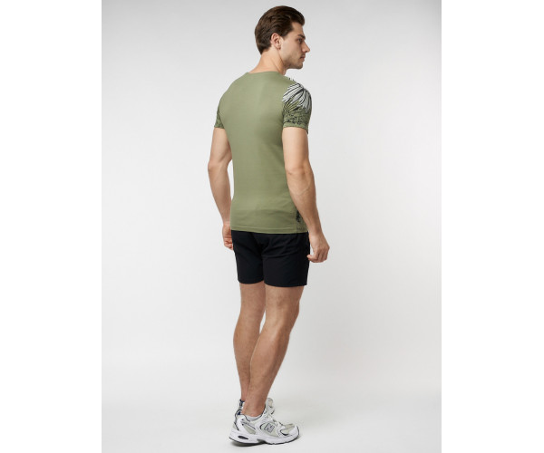 Подростковая футболка хаки цвета 220035Kh