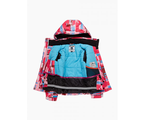 Подростковый для девочки зимний костюм горнолыжный розового цвета 01774R