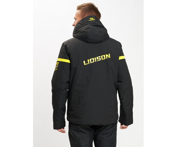Горнолыжная куртка мужская черного цвета 77014Ch