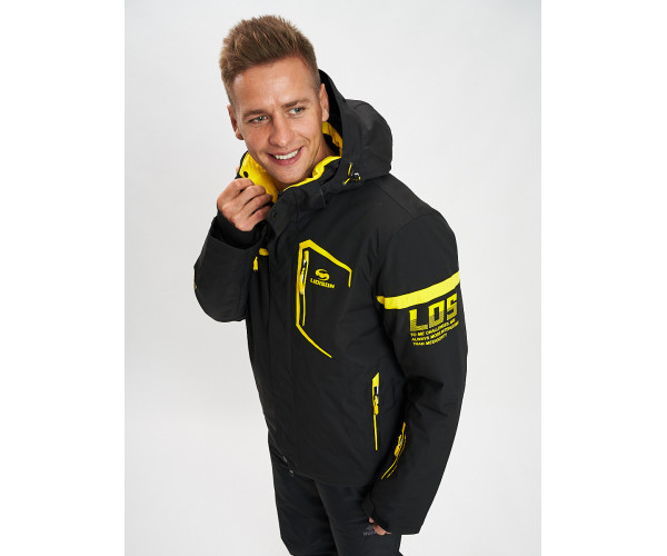 Горнолыжная куртка мужская черного цвета 77014Ch