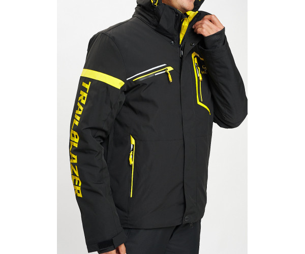 Горнолыжная куртка мужская черного цвета 77014Ch