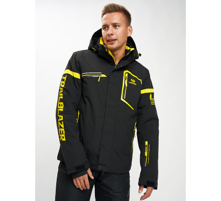 Горнолыжная куртка мужская черного цвета 77014Ch