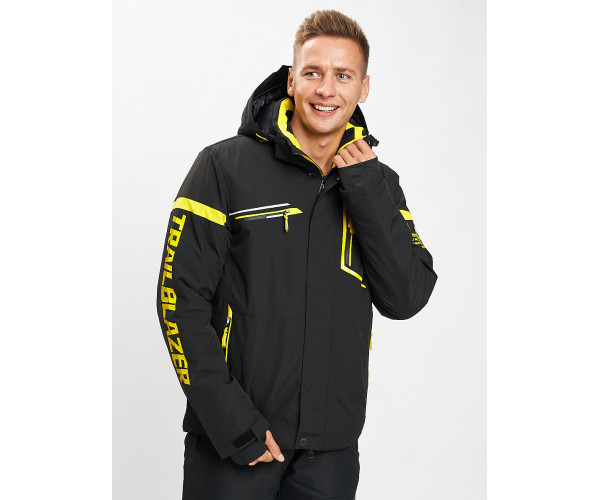 Горнолыжная куртка мужская черного цвета 77014Ch