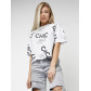Топ футболка женская белого цвета 00001Bl