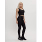 Костюм для фитнеса женский черного цвета 2004Ch