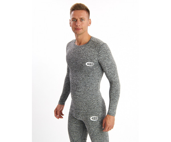 Термобелье мужское серого цвета 2201Sr