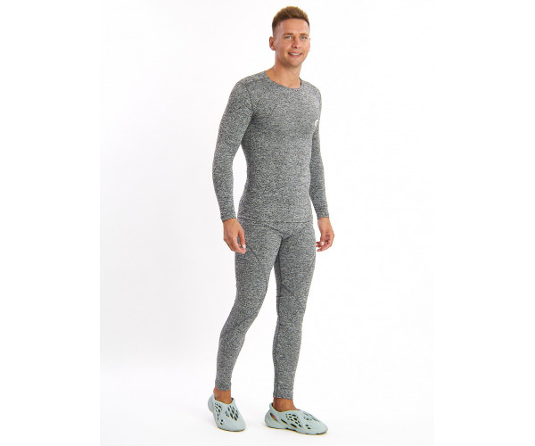 Термобелье мужское серого цвета 2201Sr