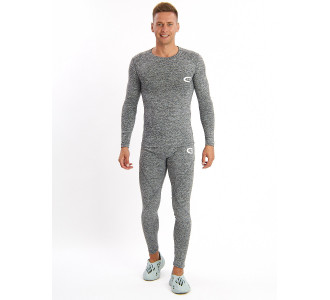 Термобелье мужское серого цвета 2201Sr