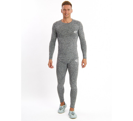 Термобелье мужское серого цвета 2201Sr