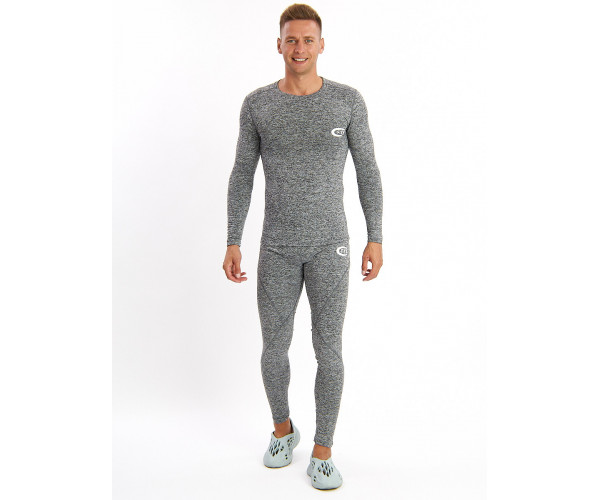 Термобелье мужское серого цвета 2201Sr