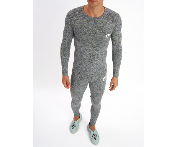 Термобелье мужское серого цвета 2201Sr