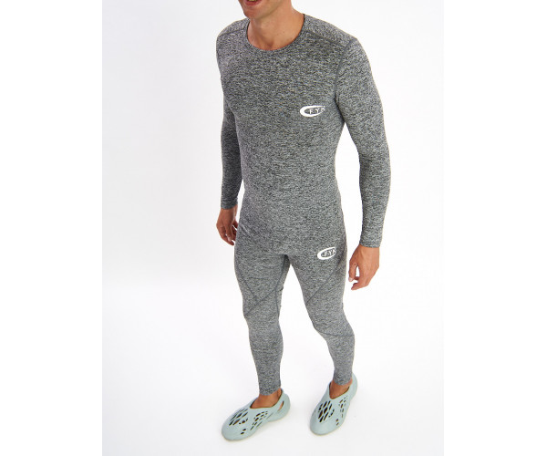 Термобелье мужское серого цвета 2201Sr