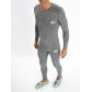 Термобелье мужское серого цвета 2201Sr