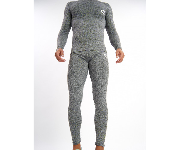 Термобелье мужское серого цвета 2201Sr