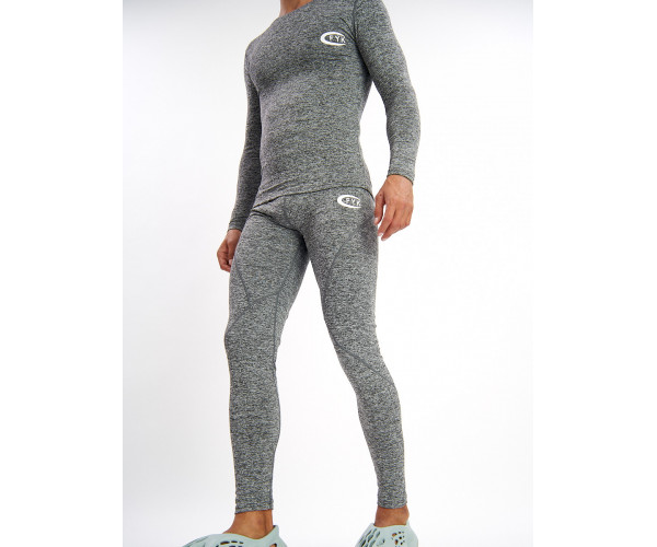 Термобелье мужское серого цвета 2201Sr