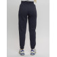 Джоггеры женские на флисе зимние темно-синего цвета 1097TS