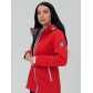 Парка женская  красного цвета 2029Kr