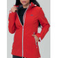 Парка женская  красного цвета 2029Kr