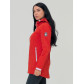Парка женская  красного цвета 2029Kr