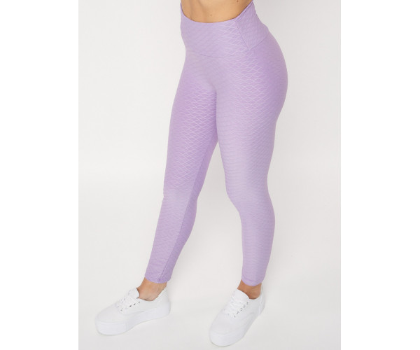 Леггинсы женские фиолетового цвета 22099F