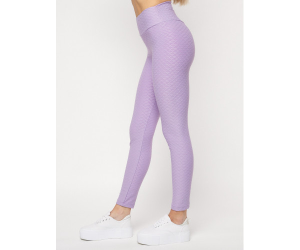 Леггинсы женские фиолетового цвета 22099F