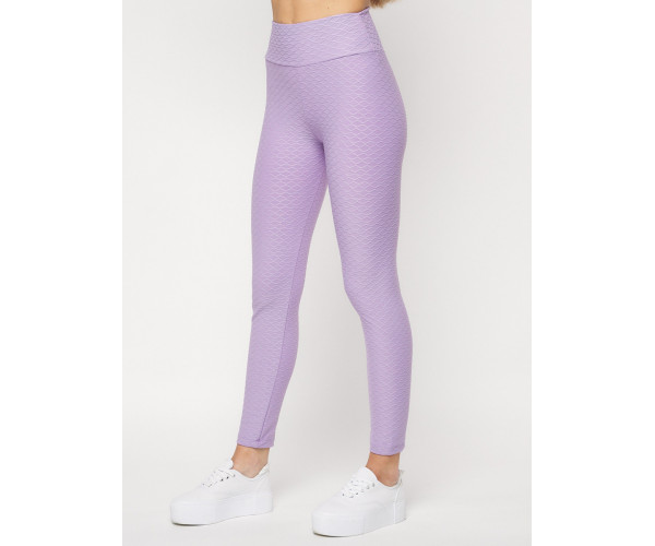Леггинсы женские фиолетового цвета 22099F