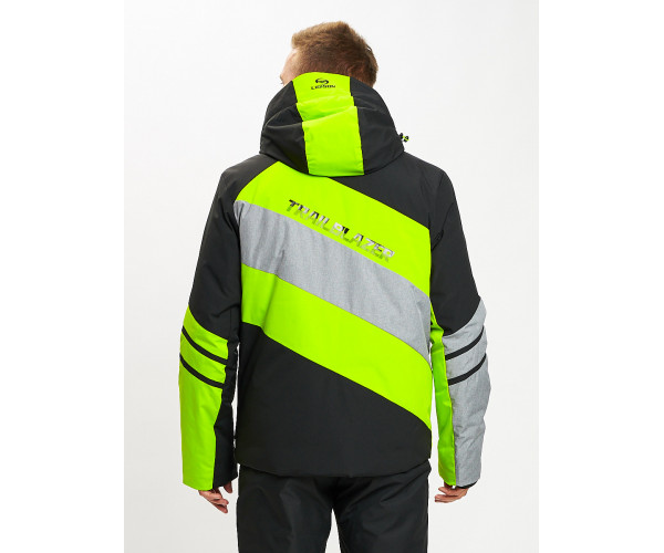 Горнолыжная куртка мужская зеленого цвета 77022Z