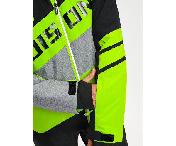 Горнолыжная куртка мужская зеленого цвета 77022Z