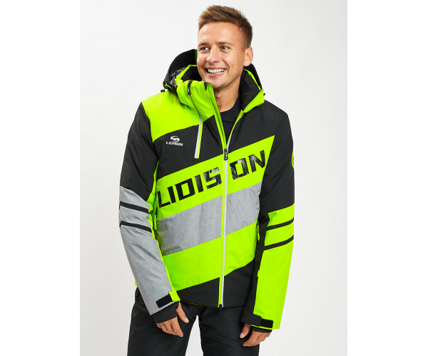 Горнолыжная куртка мужская зеленого цвета 77022Z