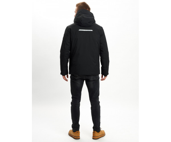 Горнолыжная куртка мужская  черного цвета 2088Ch