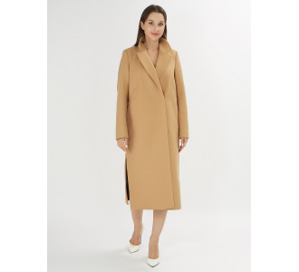 Пальто демисезонное горчичного цвета 42105G