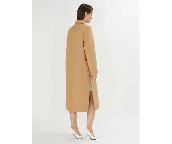 Пальто демисезонное горчичного цвета 42105G