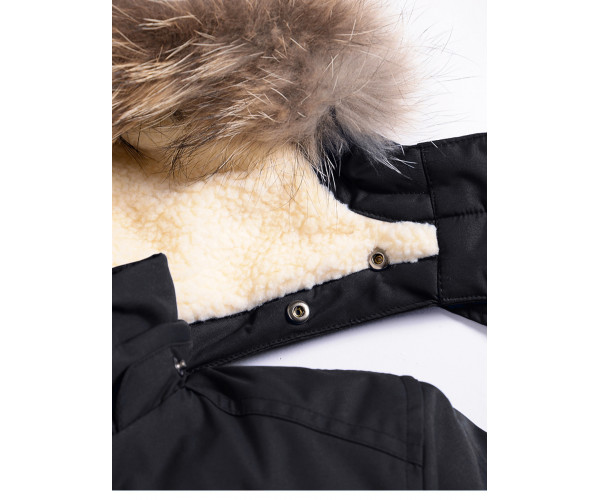 Парка зимняя Valianly для мальчика черного цвета 9037Ch