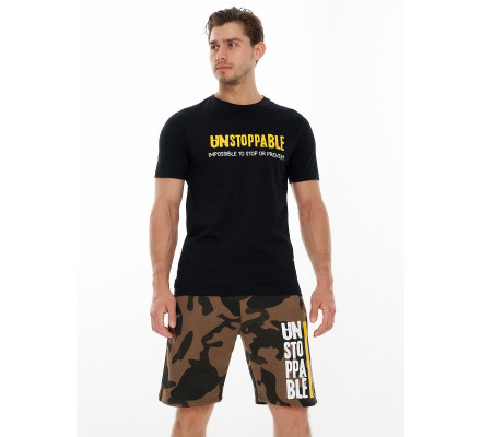 Костюм шорты и футболка камуфляж цвета 223021Kf