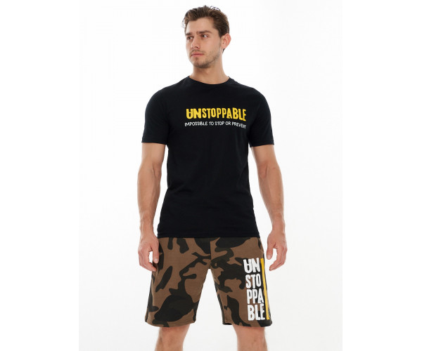 Костюм шорты и футболка камуфляж цвета 223021Kf