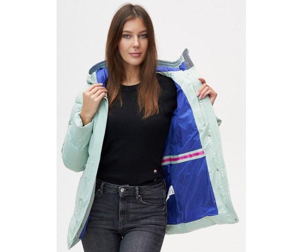 Куртка зимняя  бирюзового цвета 2080Br