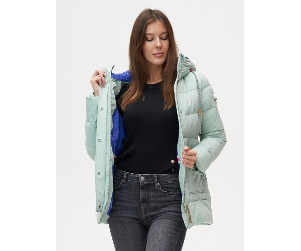 Куртка зимняя  бирюзового цвета 2080Br