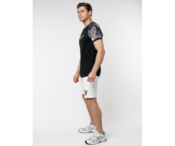 Футболка с вышивкой черного цвета 225176Ch