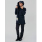 Костюм женский  черного цвета 02027Ch