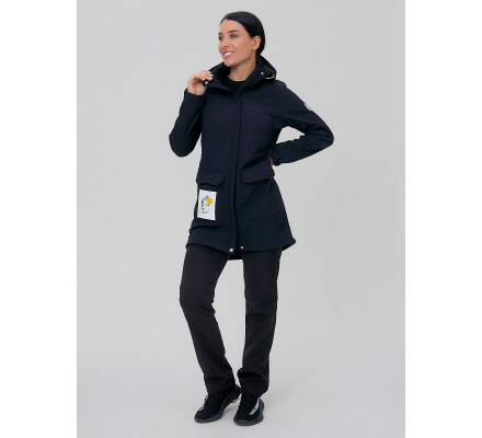 Костюм женский  черного цвета 02027Ch